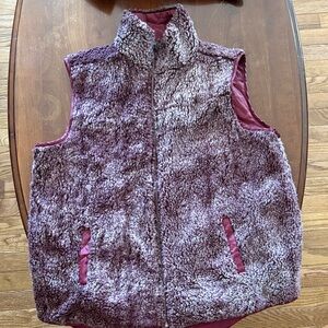 Plush Purple Fleece Vest